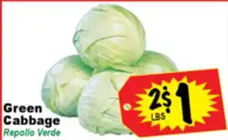 Superior Grocers Green Cabbage offer