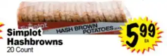 Superior Grocers Simplot Hashbrowns offer