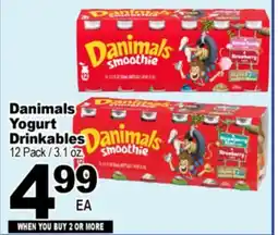 Superior Grocers Danimals Yogurt Drinkables offer