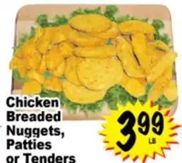 Superior Grocers Chicken Breaded Nuggets, Patties or Tenders offer