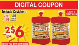 Superior Grocers Tostada Cevichera offer