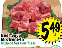 Superior Grocers Beef Soup Mix Bone-In offer
