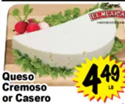 Superior Grocers Queso Cremoso or Casero offer