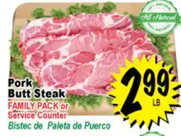 Superior Grocers All Pork Pork Butt Steak Butt Steak offer