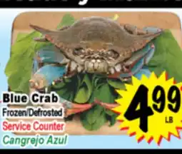 Superior Grocers Blue Crab offer