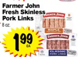 Superior Grocers Farmer John Fresh Skinless Pork Links offer