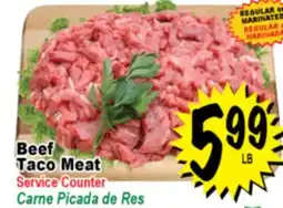 Superior Grocers Beef Taco Meat offer