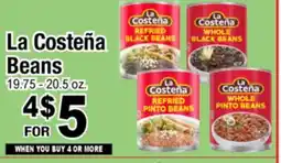 Superior Grocers La Costeña Beans offer