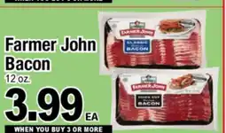 Superior Grocers Farmer John Bacon offer