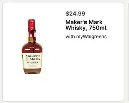 Walgreens Maker's Mark Whisky offer