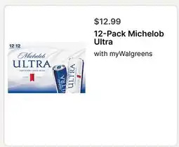 Walgreens 12-Pack Michelob Ultra offer