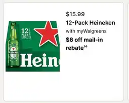 Walgreens 12-Pack Heineken offer