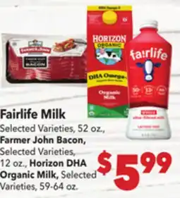 Vallarta Supermarkets Fairlife Milk offer