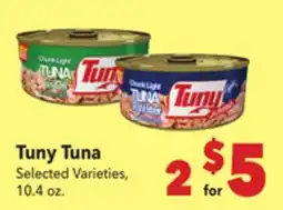 Vallarta Supermarkets Tuny Tuna offer