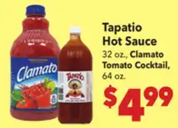 Vallarta Supermarkets Tapatio Hot Sauce offer
