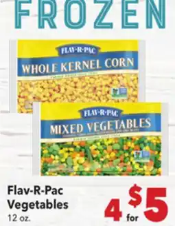 Vallarta Supermarkets Flav-R-Pac Vegetables offer