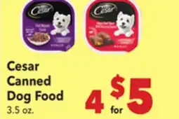 Vallarta Supermarkets Cesar Canned Dog Food offer