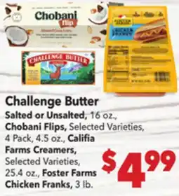 Vallarta Supermarkets Challenge Butter offer