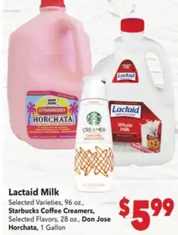 Vallarta Supermarkets Lactaid Milk offer