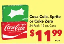 Vallarta Supermarkets Coca Cola, Sprite or Coke Zero offer
