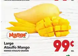 Vallarta Supermarkets Large Ataulfo Mango / MANGO ATAULFO GRANDE offer