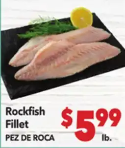 Vallarta Supermarkets Rockfish Fillet / PEZ DE ROCA offer