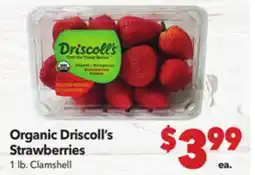 Vallarta Supermarkets Organic Driscoll's Strawberries offer