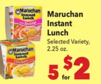 Vallarta Supermarkets Maruchan Instant Lunch offer