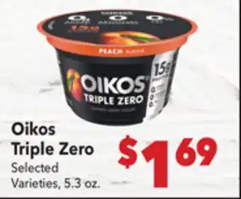 Vallarta Supermarkets Oikos Triple Zero offer