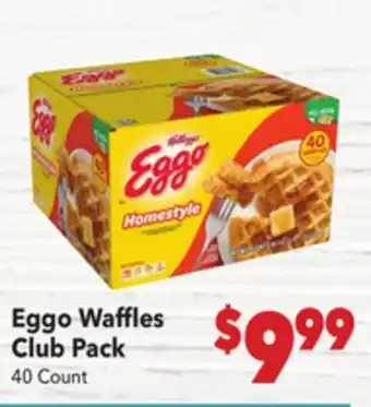 Vallarta Supermarkets Eggo Waffles Club Pack offer
