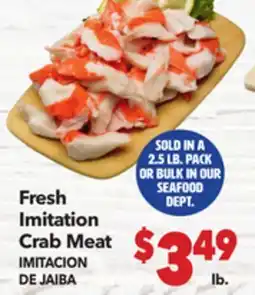 Vallarta Supermarkets Fresh Imitation Crab Meat / IMITACION DE JAIBA offer