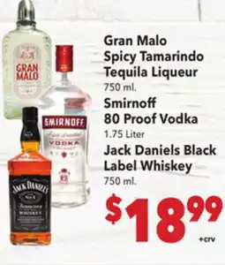 Vallarta Supermarkets Gran Malo Spicy Tamarindo Tequila Liqueur offer