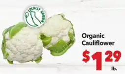 Vallarta Supermarkets Organic Cauliflower offer