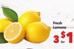 Vallarta Supermarkets Fresh Lemons offer