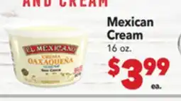 Vallarta Supermarkets Mexican Cream offer
