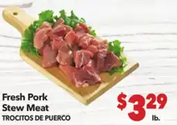 Vallarta Supermarkets Fresh Pork Stew Meat offer