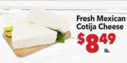 Vallarta Supermarkets Fresh Mexican Cotija Cheese offer