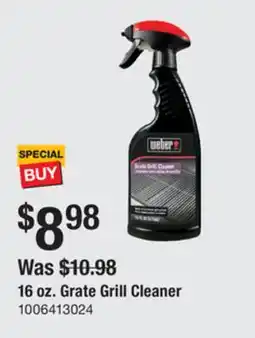 The Home Depot Weber 16 oz. Grate Grill Cleaner offer