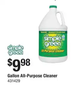 The Home Depot Gallon All-Purpose Cleaner offer