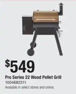 The Home Depot Traeger Pro Series 22 Wood Pellet Grill offer