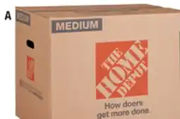 The Home Depot Medium Moving Box with Handles offer