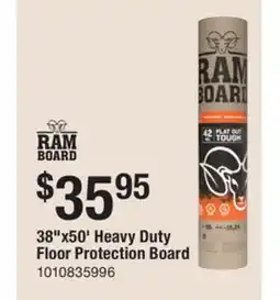 The Home Depot RAM BOARD 38 x50' Heavy Duty Floor Protection Board offer