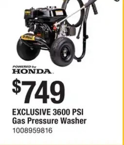 The Home Depot DEWALT 3600 PSI Gas Pressure Washer offer