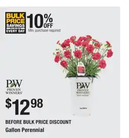 The Home Depot Gallon Perennial offer