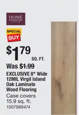 The Home Depot HOME DECORATORS COLLECTION Virgil Island Oak Laminate Wood Flooring offer