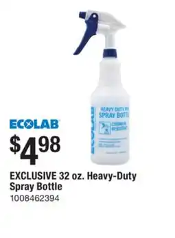 The Home Depot ECOLAB 32 oz. Heavy-Duty Spray Bottle offer