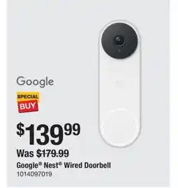 The Home Depot Google Nest Wired Doorbell offer
