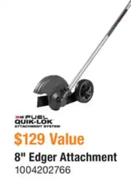 The Home Depot MILWAUKEE QUIK-LOK ATTACHMENT SYSTEM 8 Edger Attachment offer