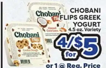 Torres Supermercado CHOBANI FLIPS GREEK YOGURT offer