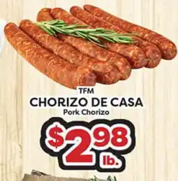 Torres Supermercado TFM CHORIZO DE CASA offer